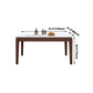 Solid Wood Mid-Century Modern Table Rectangle Marble Top Table for Kitchen Clearhalo ' dining_table' 'Dining Tables & Seating' 'Dining Tables' 'furn' 'furn_dining_table' 'Furniture' 'furniture_dining_table' 'Kitchen & Dining Furniture' 'kitchen&dining_furn' 'kitchen' 'kitchen_dining_table' 1200x1200_f2acb0fc-2da8-431b-b3d1-236ab6635ed9