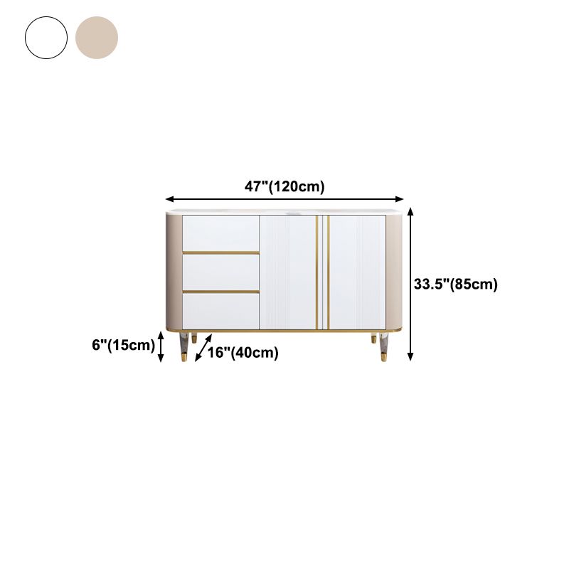 Sideboard Sideboard Sideboard Glam Sideboard con 1 porte per soggiorno