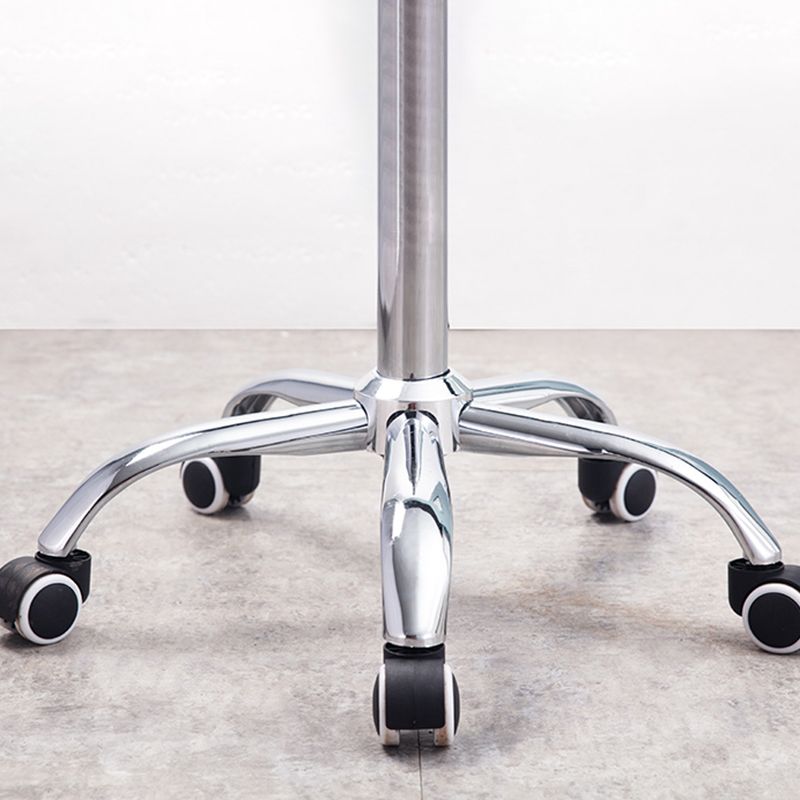 Chrome Frame Modern Office Chair Armless Desk Chair with Mid Back Clearhalo 'furn' 'furn_office_chair' 'Furniture' 'furniture_office_chair' 'Office Chairs' 'Office Furniture' 'office_chair' 1200x1200_f2b0fdb3-e4da-46b8-9bbc-0bad0d0e3c59