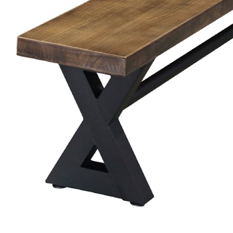 11.7-inch Width Solid Color Seating Bench Mid-Century Modern Rectangle Bench Clearhalo 'Benches' 'Chairs & Seating' 'furn' 'furn_benches' 'Furniture' 'Living Room Furniture' 1200x1200_f2b11cf9-22a2-4ff5-b49b-b1d38b400501