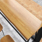Dining Room Rectangle Wood Top Counter Table Metal Black Legs Industrial Bar Table Clearhalo 'Bar Furniture' 'Bar Tables' 'bar_tables' 'furn' 'furn_bar_tables' 'Furniture' 'furniture_bar_tables' 'Kitchen & Dining Furniture' 1200x1200_f2b2a7d5-6db0-426c-b798-629d80fa4790