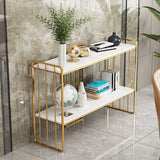 Massiccola della sala da pranzo in metallo Gabinetto del server buffet glam con archiviazione aperta