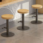 Modern Style Bar-stool Iron Leg Round Wooden Seat for Restaurant Bar 1 Piece Clearhalo 'Bar Furniture' 'Bar Stools' 'bar_stools' 'furn' 'furn_bar_stools' 'furniture_bar_stools' 'Kitchen & Dining Furniture' 'kitchen&dining_furn' 'kitchen' 'kitchen_furn' Furniture' 1200x1200_f2b6aef6-1b5d-423b-ab05-05acf324fdda