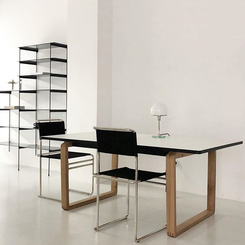 Sedia laterale in stile moderno in vetro sedia da pranzo inoltre a bracciole per cucina