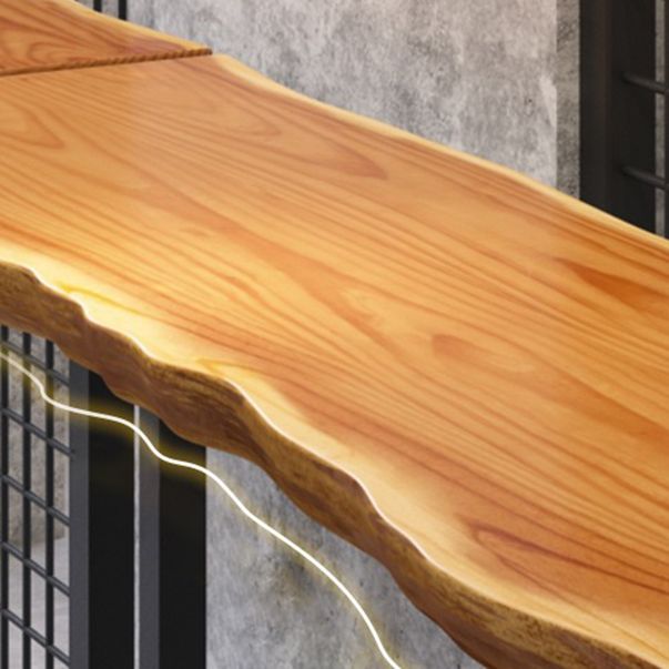 Industrial Solid Wood Bar Table Set 1/2/3/7 Pieces Counter Table with Backless Stools Clearhalo 'Bar Furniture' 'furn' 'furn_home_bar_bar_sets' 'Furniture' 'Home Bars & Bar Sets' 'home_bar_bar_sets' 'Kitchen & Dining Furniture' 1200x1200_f2b93909-d338-4a9e-a5cd-0294b24aaff3