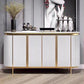 Stone in stile glam 35,4 "H Server buffet per sala da pranzo a buffet.