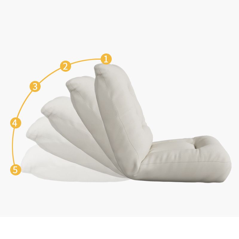 18.50" L x 19.68" W x 24.40" H Linen Accent Chair Armless Fade-Resistant Lounge Chair Clearhalo 'Accent Chairs' 'accent_chairs' 'Chairs & Seating' 'Furniture' 'furniture_accent_chairs' 'Living Room Furniture' 1200x1200_f2bbd24c-c5f6-42bc-977b-7b7cb6b5adc6