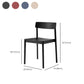 Modern Style Chairs Armless Dining Chairs with Wooden Legs for Kitchen
