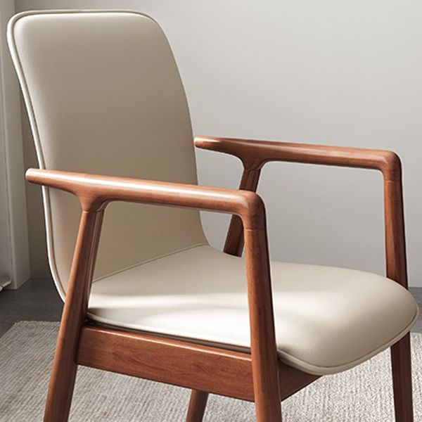 Modern Style Chair Dining Arm Chairs with Wooden Legs for Kitchen Clearhalo ' kitchen&dining_furn' 'Dining Chairs' 'Dining Tables & Seating' 'dining_chair' 'furn' 'furn_dining_chair' 'Furniture' 'furniture_dining_chair' 'Kitchen & Dining Furniture' 'kitchen' 1200x1200_f2bf5dca-17ab-487c-976a-3487b0bdf17b