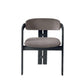 Upholstered Dining Chairs Contemporary Arm Chairs with Wood Base Clearhalo 'Dining Chairs' 'Dining Tables & Seating' 'dining_chair' 'furn' 'furn_dining_chair' 'Furniture' 'Kitchen & Dining Furniture' 1200x1200_f2bfa4fb-087f-4fc1-8fa8-a141b868a9f8