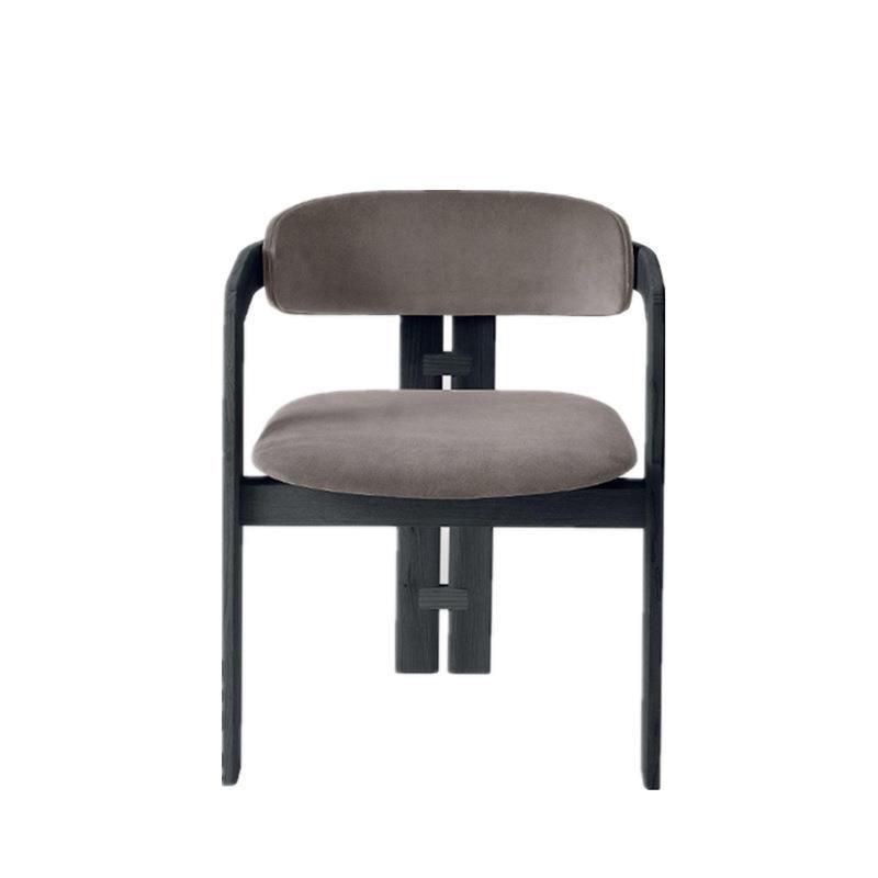 Upholstered Dining Chairs Contemporary Arm Chairs with Wood Base Clearhalo 'Dining Chairs' 'Dining Tables & Seating' 'dining_chair' 'furn' 'furn_dining_chair' 'Furniture' 'Kitchen & Dining Furniture' 1200x1200_f2bfa4fb-087f-4fc1-8fa8-a141b868a9f8