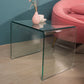 Contemporary Transparent Side Table Novelty Small Glass End Table for Home Clearhalo 'Coffee & Accent Tables' 'End & Side Tables' 'end_side_table' 'end_side_tables' 'furn' 'furn_end_side_tables' 'Furniture' 'furniture_end_side_table' 'Living Room Furniture' 1200x1200_f2c04fcb-8f3e-44eb-852b-355d6d1182b7