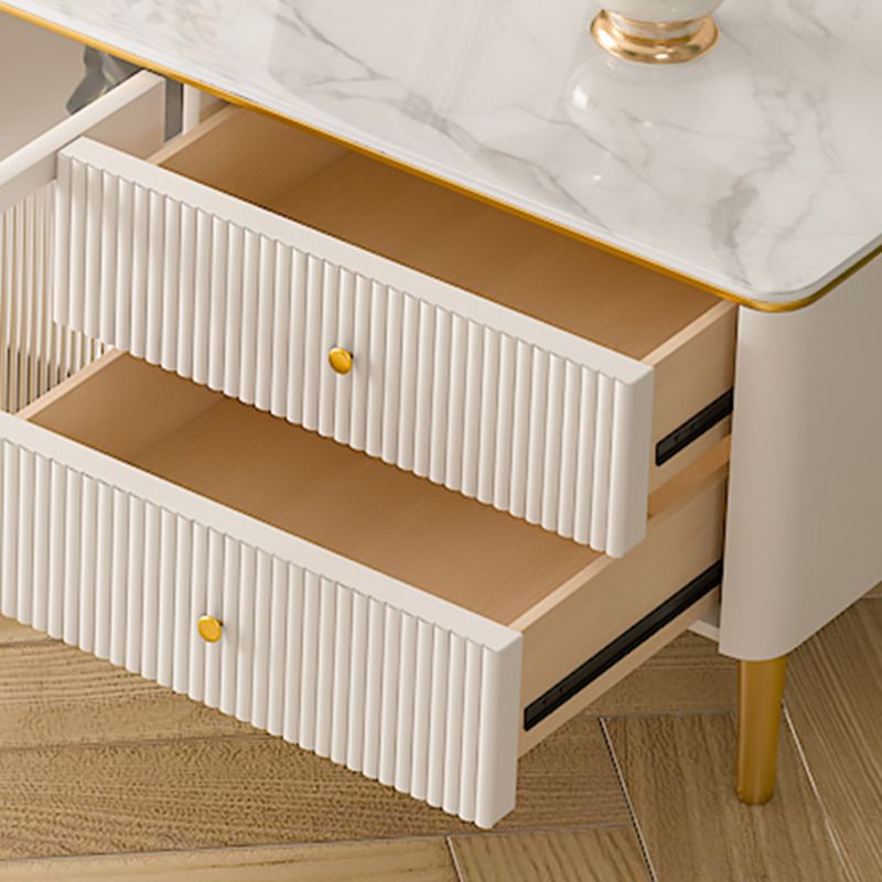 Modern TV Console Stone Media Console TV Stand with 2 Drawers Clearhalo 'furn' 'furn_tv_stands_entertainment_centers' 'Furniture' 'Living Room Furniture' 'TV Stands & Entertainment Centers' 'TV Stands & Media Storage Furniture' 'tv_stands_entertainment_centers' 1200x1200_f2c11d03-80b1-41f5-8110-8752ed0ee7b5