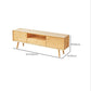 Solid Wood TV Media Console Contemporary TV Media Stand for Living Room