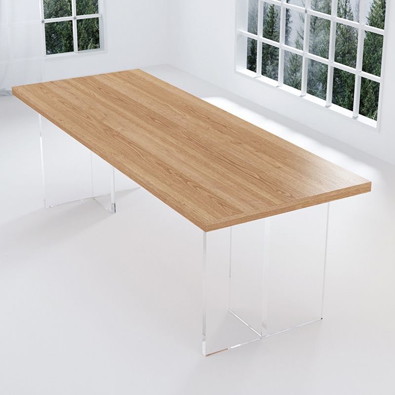 1/3/4/5 Pieces Modern Dining Set Rectangle Pine Wood Dining Table for Kitchen
