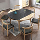 Contemporary Kitchen Dinner Table Solid Wood 4 Legs Dining Table