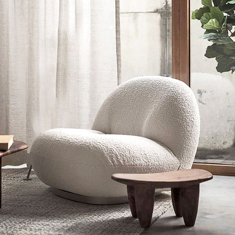 Wollstuhl 28.7 "L x31.1" W x26.7 "H Schwenkstuhl für Wohnzimmer