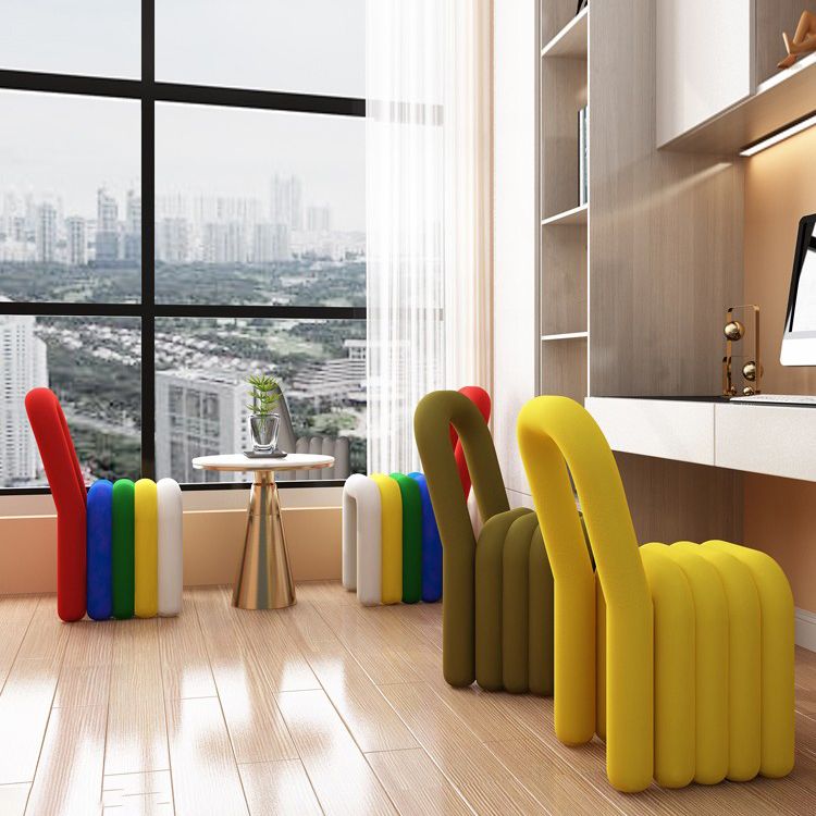 Modern Velvet Dining Side Chair Matte Finish Open Back Dining Chair for Kitchen Clearhalo ' kitchen&dining_furn' 'Dining Chairs' 'Dining Tables & Seating' 'dining_chair' 'furn' 'furn_dining_chair' 'Furniture' 'furniture_dining_chair' 'Kitchen & Dining Furniture' 'kitchen' 1200x1200_f2cab418-c10e-4c15-aa36-0f15664fd45e