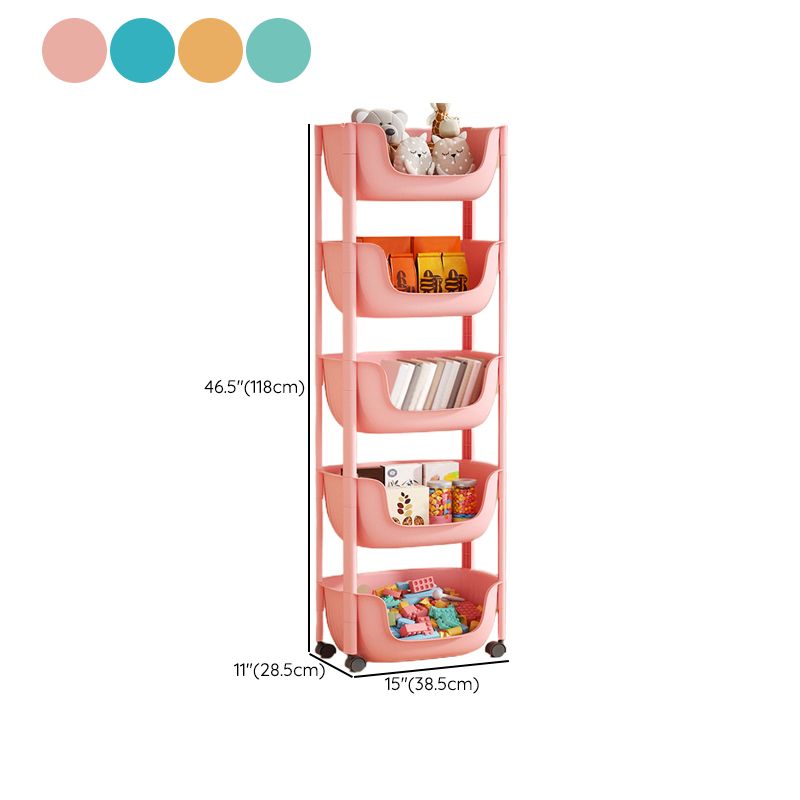 Contemporary Plastic Bookcase Standard Open Back Bookshelf with Shelves Clearhalo 'Bookcases' 'furn' 'furn_bookcases' 'Furniture' 'Office Furniture' 1200x1200_f2cb124c-5af3-4db0-9871-34dc8032023f