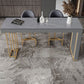 Glam Rectangle Stone Counter Table 1/3 Pieces Bar Table Set for Kitchen Clearhalo 'Bar Furniture' 'furn' 'furn_home_bar_bar_sets' 'Furniture' 'Home Bars & Bar Sets' 'home_bar_bar_sets' 'Kitchen & Dining Furniture' 1200x1200_f2ccaa03-9b91-41fa-8733-66c517b67f46