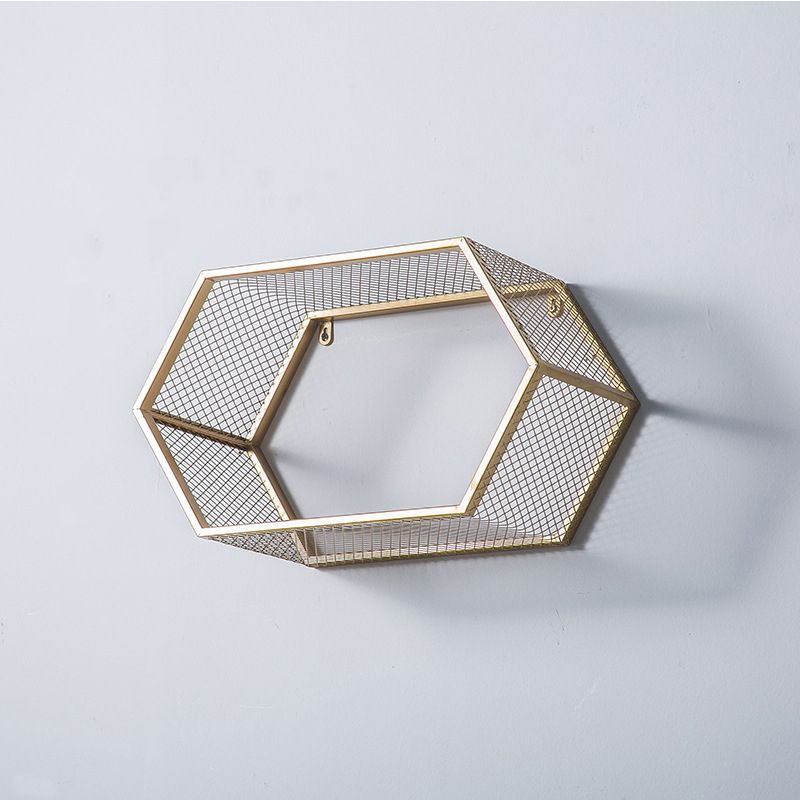 Contemporary 9.8" W Metal Book Shelf Floating Shelf Bookcase for Study Room Clearhalo 'Bookcases' 'furn' 'furn_bookcases' 'Furniture' 'Office Furniture' 1200x1200_f2cd84b5-27b8-4098-b6ab-cdd2ba49bef1