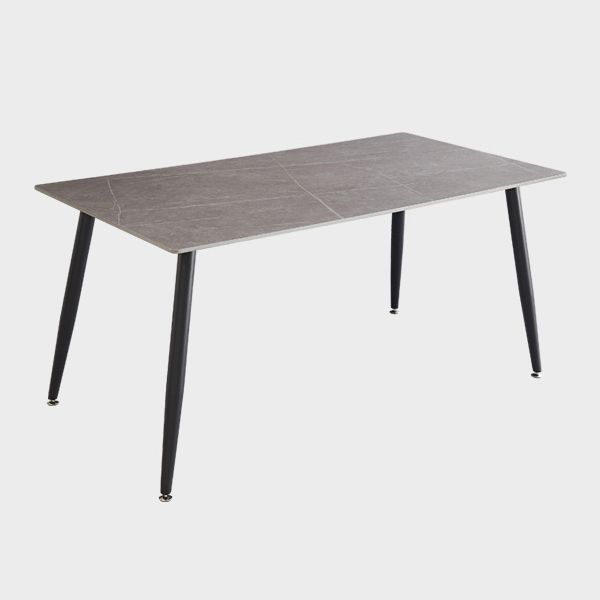 Industrial Standard Sintered Stone Top Dining Table Rectangle Dining Table for Kitchen Clearhalo ' dining_table' 'Dining Tables & Seating' 'Dining Tables' 'furn' 'furn_dining_table' 'Furniture' 'furniture_dining_table' 'Kitchen & Dining Furniture' 'kitchen&dining_furn' 'kitchen' 'kitchen_dining_table' 1200x1200_f2cedbf4-4c37-4ece-93b3-fc9b03e89fb7