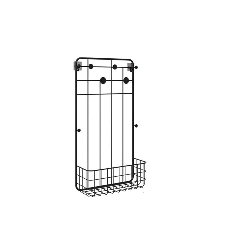 Cestas de almacenamiento de colgilla de metal kit de entrada de entrada industrial