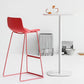 Contemporary Plastic Barstool Bristol Bar Stool With Metal Legs and Low Back Clearhalo 'Bar Furniture' 'Bar Stools' 'bar_stools' 'furn' 'furn_bar_stools' 'furniture_bar_stools' 'Kitchen & Dining Furniture' 'kitchen&dining_furn' 'kitchen' 'kitchen_furn' Furniture' 1200x1200_f2cf4246-e25d-4146-87ba-4aa9dd1cdd24
