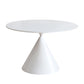 Contemporary Style Dining Table Stone Round Table with Pedestal Base Clearhalo 'Dining Tables & Seating' 'Dining Tables' 'dining_table' 'furn' 'furn_dining_table' 'Furniture' 'Kitchen & Dining Furniture' 1200x1200_f2d2ef27-aefb-4c96-8a4c-417bc5c813bc
