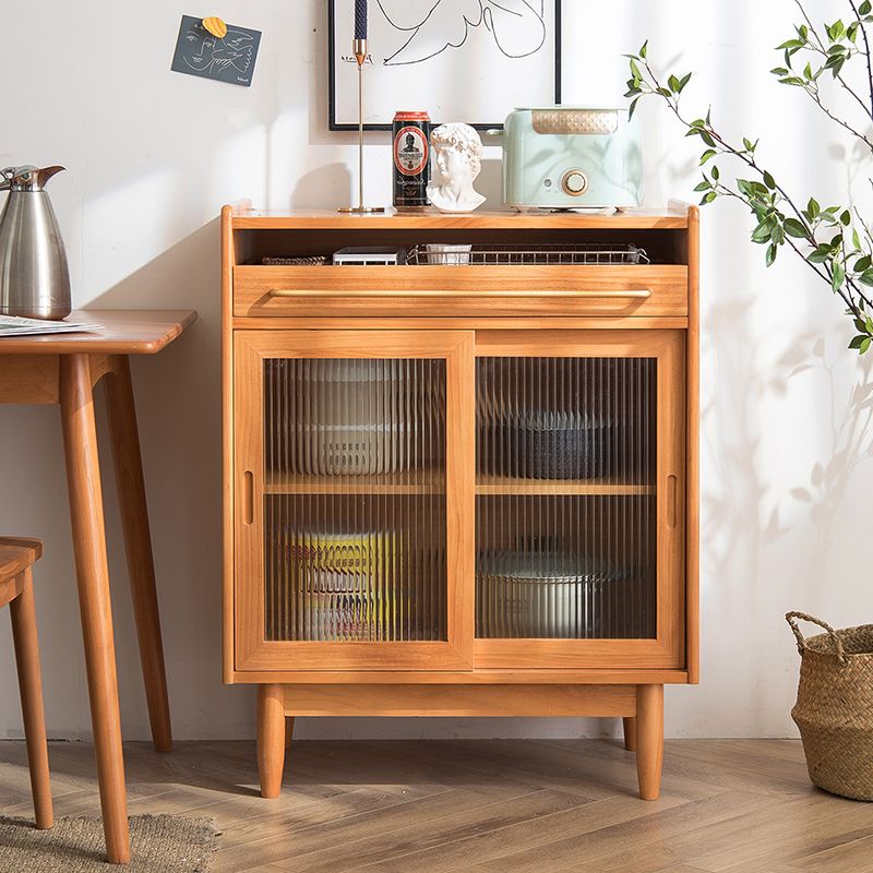 Armadietto di sideboard della porta di vetro contemporanea con spazio per l'uso domestico