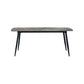 Metal Industrial Rectangle Dining Table Grey Sintered Stone Table with 4 Legs Clearhalo ' dining_table' 'Dining Tables & Seating' 'Dining Tables' 'furn' 'furn_dining_table' 'Furniture' 'furniture_dining_table' 'Kitchen & Dining Furniture' 'kitchen&dining_furn' 'kitchen' 'kitchen_dining_table' 1200x1200_f2d44d57-f9df-489f-90c5-e02a9211af3f