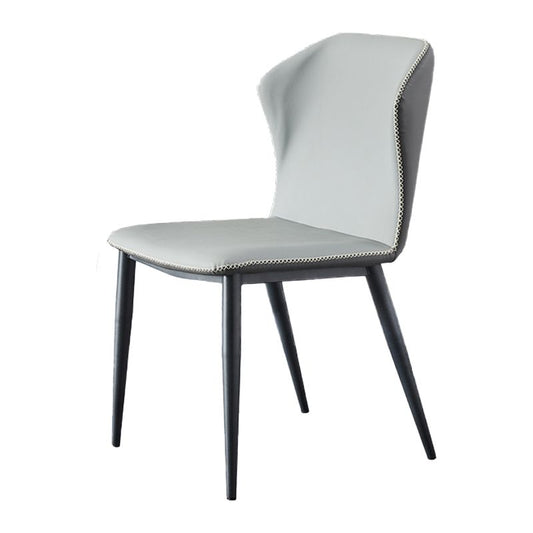 Armless Dining Chairs Modern Leather Side Chairs for Dining Room Clearhalo 'Dining Chairs' 'Dining Tables & Seating' 'dining_chair' 'furn' 'furn_dining_chair' 'Furniture' 'furniture_dining_chair' 'Kitchen & Dining Furniture' 1200x1200_f2d51944-5cc4-494d-a8d2-1792e1281e6c