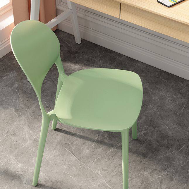 Contemporary Style Plastic Dining Chairs Open Back Dining Stackable Chair for Kitchen Clearhalo ' kitchen&dining_furn' 'Dining Chairs' 'Dining Tables & Seating' 'dining_chair' 'furn' 'furn_dining_chair' 'Furniture' 'furniture_dining_chair' 'Kitchen & Dining Furniture' 'kitchen' 1200x1200_f2d5dc52-8526-46d9-8ae9-10576e3cf5d6