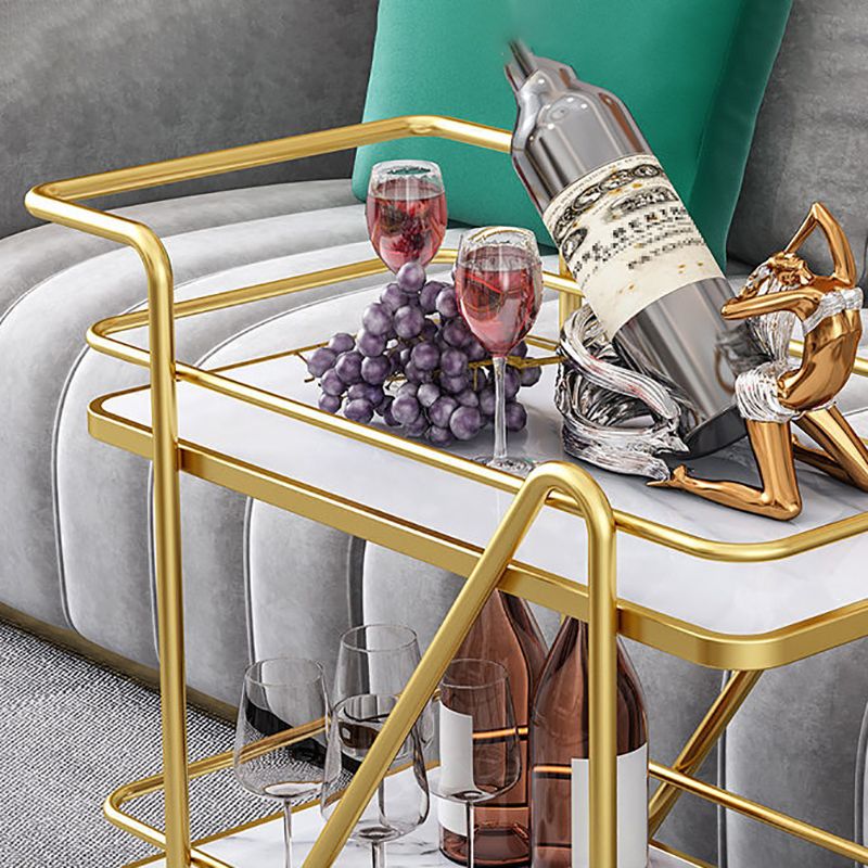 29.92 "ホーム用の高コンテンポラリー準備テーブルローリングメタル準備テーブル