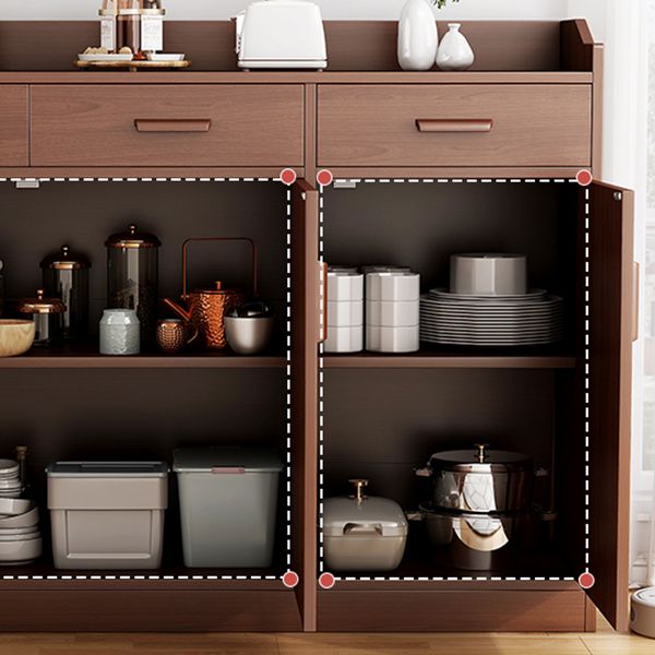 Server da pranzo in stile moderno ingegnerizzato in legno con cassetti