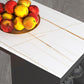 Stone Top Bar Dining Table Traditional Luxury Bar Table with Black Sled Base Clearhalo 'Bar Furniture' 'Bar Tables' 'bar_tables' 'furn' 'furn_bar_tables' 'Furniture' 'furniture_bar_tables' 'Kitchen & Dining Furniture' 1200x1200_f2dd2ea8-7902-4bba-ae2a-a522f49e29af