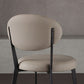 Faux Leather Dining Chairs Upholstered Dining Chairs in White Clearhalo 'Dining Chairs' 'Dining Tables & Seating' 'dining_chair' 'furn' 'furn_dining_chair' 'Furniture' 'Kitchen & Dining Furniture' 1200x1200_f2dd3cd5-1997-40a9-9d42-f9c3a3240526