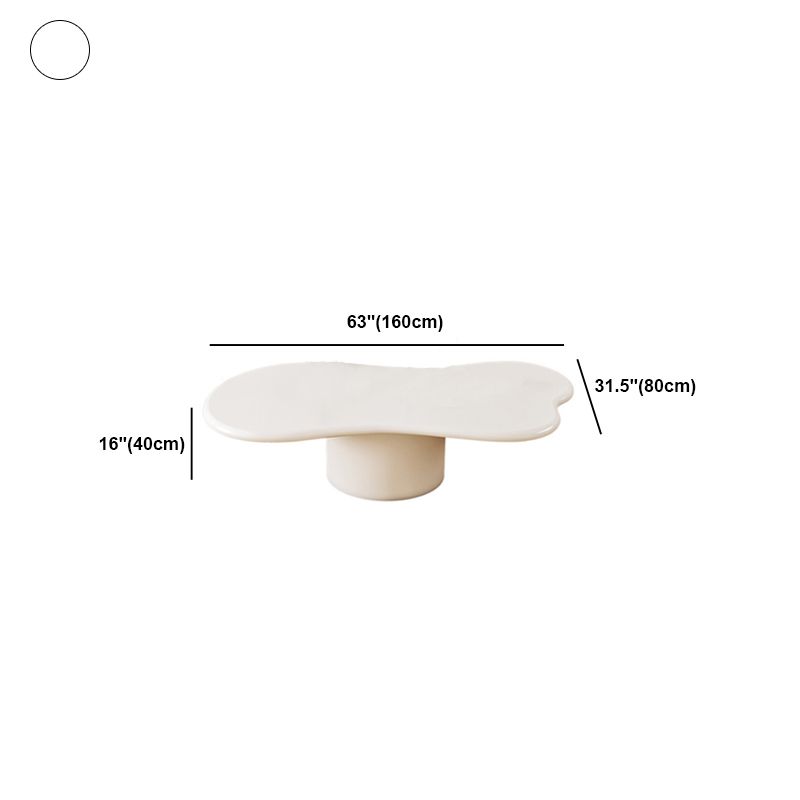 Pedestal de mesa de café de madera geométrica nórdica 1 mesa de cóctel individual