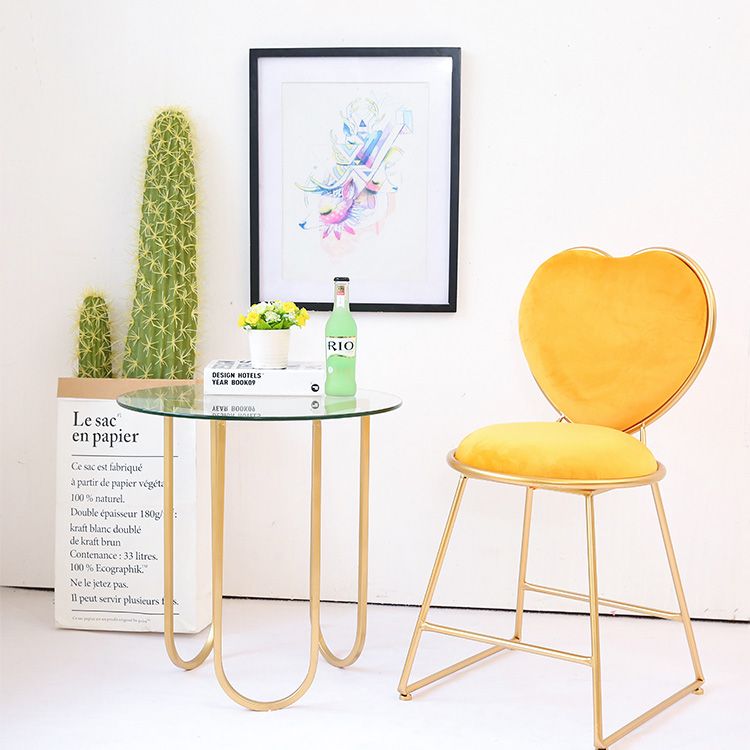 Glam Style Dining Room Chair Upholstered Dining Chair for Home Clearhalo 'Dining Chairs' 'Dining Tables & Seating' 'dining_chair' 'furn' 'furn_dining_chair' 'Furniture' 'furniture_dining_chair' 'Kitchen & Dining Furniture' 1200x1200_f2e0edcc-6f8b-4400-8721-2d8124789d82