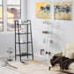 Scandinavian Open Ladder Bookshelf Metal Bookcase for Living Room Clearhalo 'Bookcases' 'furn' 'furn_bookcases' 'Furniture' 'furniture_bookcases' 'Office Furniture' 1200x1200_f2e13070-7782-40e0-b587-d7758833be5f