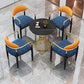 Set da pranzo Glam Stone 1/4/5 pezzi Mobili da pranzo in oro per la casa