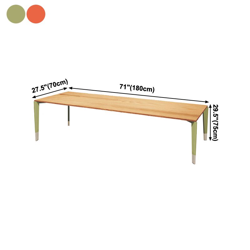 Rectangle 4 Legs Home Furniture Industrial Style Solid Wood Dining Room Collection Clearhalo ' dining_table' 'Dining Tables & Seating' 'Dining Tables' 'furn' 'furn_dining_table' 'Furniture' 'furniture_dining_table' 'Kitchen & Dining Furniture' 'kitchen&dining_furn' 'kitchen' 'kitchen_dining_table' 1200x1200_f2e47793-b3fc-4895-bbca-d0323249d12f