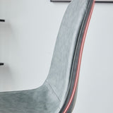 Scandinavian Style Metal Chairs Set Kitchen Dining Solid Back Side Chairs Clearhalo ' kitchen&dining_furn' 'Dining Chairs' 'Dining Tables & Seating' 'dining_chair' 'furn' 'furn_dining_chair' 'Furniture' 'furniture_dining_chair' 'Kitchen & Dining Furniture' 'kitchen' 1200x1200_f2e494b6-b2ed-4a5c-a640-54c77ca47b57