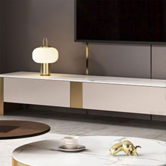 Stone Media Console Glam Media Console TV Stand with Drawers Clearhalo 'furn' 'furn_tv_stands_entertainment_centers' 'Furniture' 'Living Room Furniture' 'TV Stands & Entertainment Centers' 'TV Stands & Media Storage Furniture' 'tv_stands_entertainment_centers' 1200x1200_f2e9a02c-4b9a-42d3-a0ac-790860e6a618