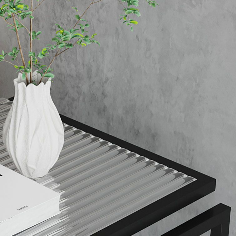 17.72" Tall Contemporary Style Side End Table Metal Frame Sofa Side Accent Table Clearhalo 'Coffee & Accent Tables' 'End & Side Tables' 'end_side_tables' 'furn' 'furn_end_side_tables' 'Furniture' 'Living Room Furniture' 1200x1200_f2ea4cfb-ef88-4750-bb7f-6a7985a32d53