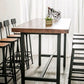 Solid Wood Bar Pub Table Set Industrial 1/9 Pieces Table and Stool Set Clearhalo 'Bar Furniture' 'furn' 'furn_home_bar_bar_sets' 'Furniture' 'Home Bars & Bar Sets' 'home_bar_bar_sets' 'Kitchen & Dining Furniture' 1200x1200_f2ee86a6-d404-4023-b6e8-07fb5cf011b8