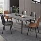 Industrial Style Sintered Stone Dining Table Rectangle Table with 4 Legs for Dinning Room Clearhalo ' dining_table' 'Dining Tables & Seating' 'Dining Tables' 'furn' 'furn_dining_table' 'Furniture' 'furniture_dining_table' 'Kitchen & Dining Furniture' 'kitchen&dining_furn' 'kitchen' 'kitchen_dining_table' 1200x1200_f2eeae48-b340-4e29-b8e5-e6ea756d20c2