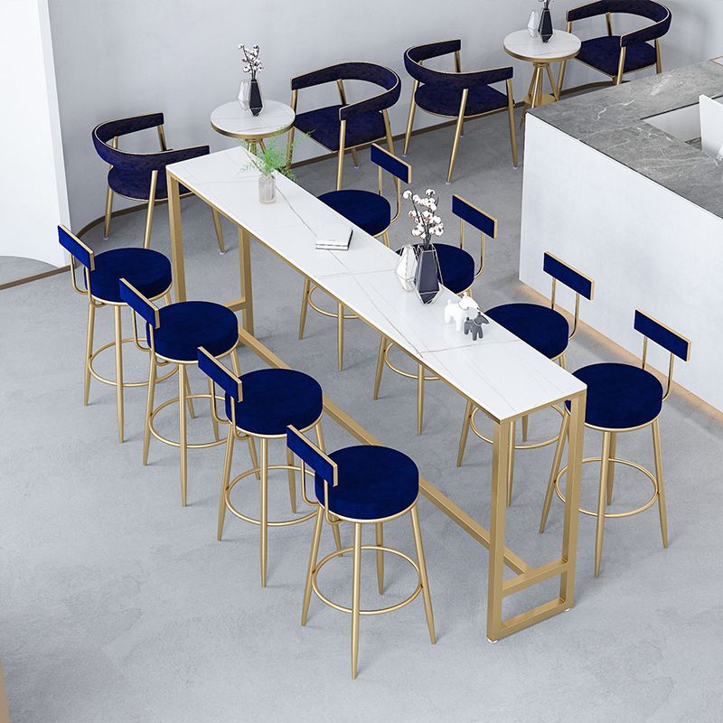 Contemporary Style Upholstered Counter Stool Bar-height Bar Stool with Metal Legs Clearhalo 'Bar Furniture' 'Bar Stools' 'bar_stools' 'furn' 'furn_bar_stools' 'Furniture' 'Kitchen & Dining Furniture' 1200x1200_f2eecd7e-195c-4eeb-a11b-a16e29095cc4