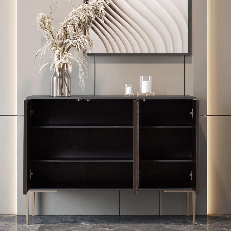 Glam White ingegnerizzato in legno a buffet a buffet regolabile salotto al buffet