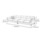 34.65" H Scandinavian Standard Pillow Top Arm Sofa With Biscuit Back Clearhalo 'furn' 'furn_sofas' 'Furniture' 'furniture_sofas' 'kitchen' 'kitchen_sofas' 'Living Room Furniture' 'Sofa' 'sofas' 1200x1200_f2ef6af5-9747-4d87-8305-0ebdffcda421
